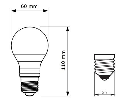 Classic LEDbulb ND 5-40W A60 E27 827 FR LED Žárovka 5W 470lm 3