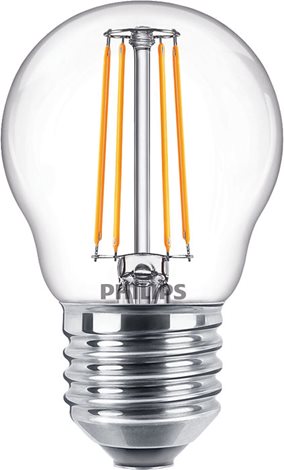 CorePro LEDLuster ND 4.3-40W E27 827 P45 CL G LED Žárovka 4,3W 470lm 1