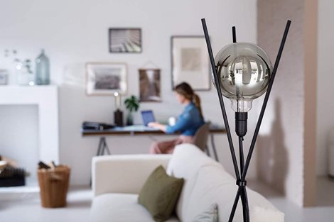 Vintage LED žárovka E27 G200 6,5W 270lm 4000K stmívatelná, smoky 3