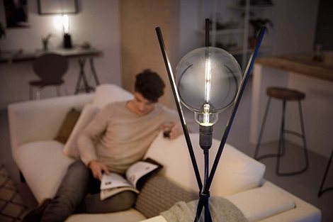 Vintage LED žárovka E27 G200 6,5W 270lm 4000K stmívatelná, smoky 5