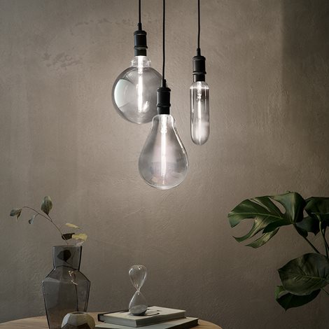 Vintage LED žárovka E27 G200 6,5W 270lm 4000K stmívatelná, smoky 6