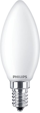 CorePro LEDCandle ND 6.5-60W B35 E14 827 FR G LED Žárovka 6,5W 806lm 1