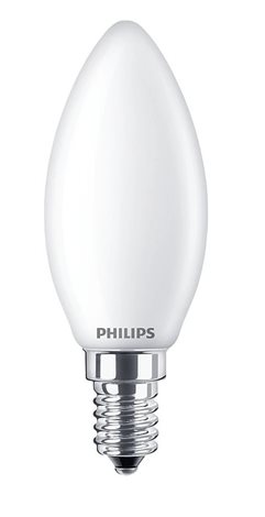 CorePro LEDCandle ND 6.5-60W B35 E14 840 FR G LED Žárovka 6,5W 806lm 1
