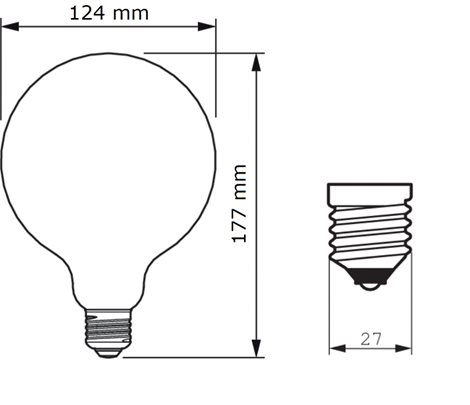 LED žárovka Philips Classic 120W G120 E27 WW FR ND 13W 2000lm 4