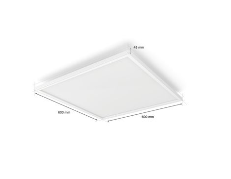 Hue Surimu přisazený LED panel SQ (čtverec) 60x60cm, nastavitelné bílé/barevné světlo 3