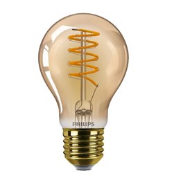 LED filament žárovka E27 A60 4W (25W) 250lm 1800K stmívatelná, jantarová