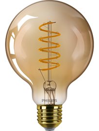 Vintage LED žárovka E27 G93 4W(25W) 250lm 1800K stmívatelná, gold