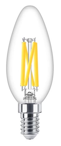 MASTER LEDCandle DT 3.4-40W E14 927 B35 CL G LED Žárovka 3,4W 470lm 1
