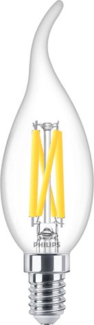 MASTER LEDCandle DT 3.4-40W E14 927 BA35 CL G LED Žárovka 3,4W 470lm 1