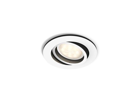 Hue WA Milliskin zápustné LED svítidlo GU10 1x5W 350lm 2200-6500K IP20 kulaté bílé 1
