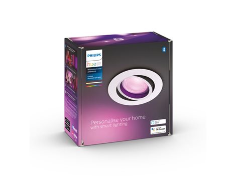 Hue WACA Centura podhledové LED svítidlo GU10 5,7W 350lm 2000-6500K RGB IP20 kulaté, bílé 7