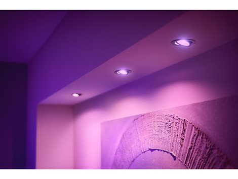 Hue WACA Centura podhledové LED svítidlo GU10 5,7W 350lm 2000-6500K RGB IP20 kulaté, bílé 6