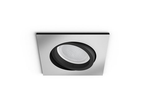 Hue WACA Centura podhledové LED svítidlo GU10 5,7W 350lm 2000-6500K RGB IP20 hranaté, hliník 18