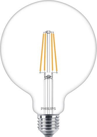MASTER Value LEDBulb D 5.9-60W E27 927 G120 CL G LED Žárovka 5,9W 806lm 1