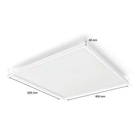 Hue Aurelle přisazený LED panel SQ XL (čtverec) 60x60cm, bílá 3