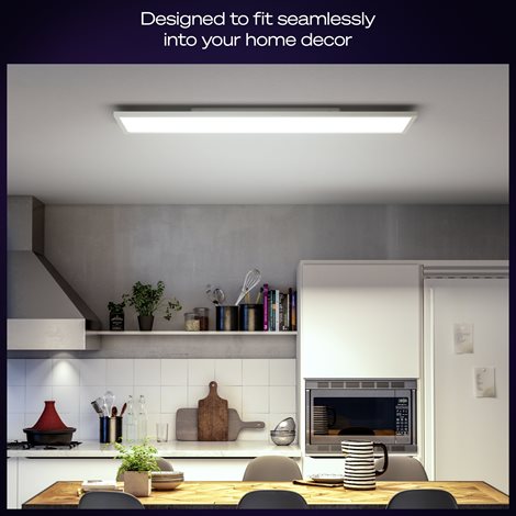 Hue Aurelle přisazený LED panel REC (obdelníkový) 120x30cm, bílá 9