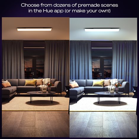 Hue Aurelle přisazený LED panel REC (obdelníkový) 120x30cm, bílá 10