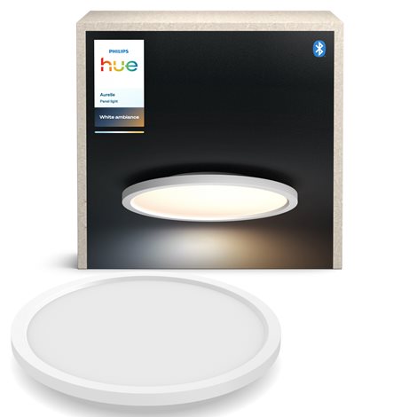 Hue Aurelle přisazený LED panel RD S (kulatý) O 39,5 cm, bílá 5