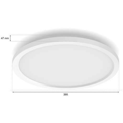 Hue Aurelle přisazený LED panel RD S (kulatý) O 39,5 cm, bílá 2