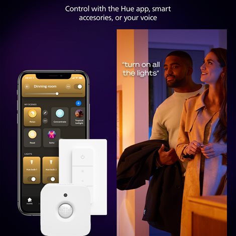 Hue Aurelle přisazený LED panel RD S (kulatý) O 39,5 cm, bílá 12