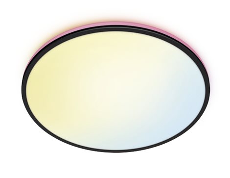 WiZ Rune přisazené LED svítidlo 21W 2100lm 2700-6500K RGB IP20 40cm, černé 1