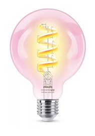 WiZ Smart LED Žárovka s tradičním vzhledem, čirá, 40 W 470lm 2200-6500K (RGB) G95 E27