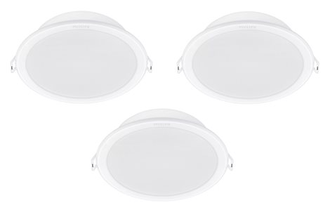 Meson LED vestavné svítidlo 5,5W, 4000 K, bílá, 3 ks 1