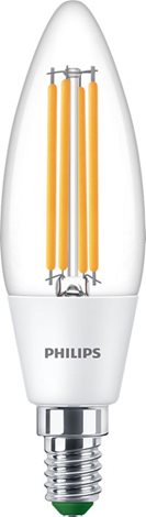 MASTER LEDCandle ND 2.3-40W E14 830 B35 CLG EEL A LED žárovka 2,3W 485lm 1