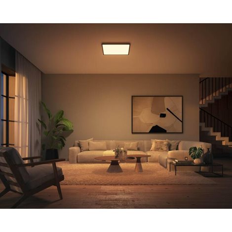 Hue WA Aurelle přisazený LED panel 39W 3750lm 2200-6500K IP20 60cm černý + ovladač 8