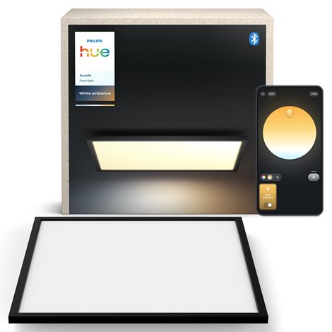 Hue Aurelle přisazený LED panel SQ XL (čtverec) 60x60cm, černá 4