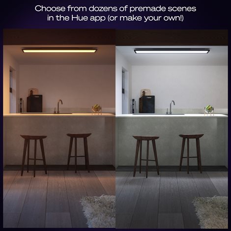 Hue Aurelle přisazený LED panel REC (obdelníkový) 120x30cm, černá 9