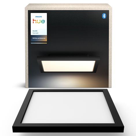 Hue Aurelle přisazený LED panel SQ S (čtverec) 30x30cm, černá 15