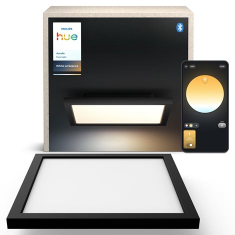 Hue Aurelle přisazený LED panel SQ S (čtverec) 30x30cm, černá 4
