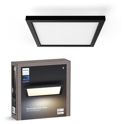 Hue Aurelle přisazený LED panel SQ S (čtverec) 30x30cm, černá 16