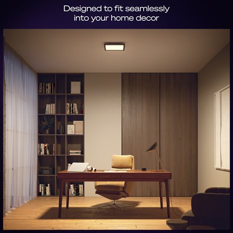 Hue Aurelle přisazený LED panel SQ S (čtverec) 30x30cm, černá 10