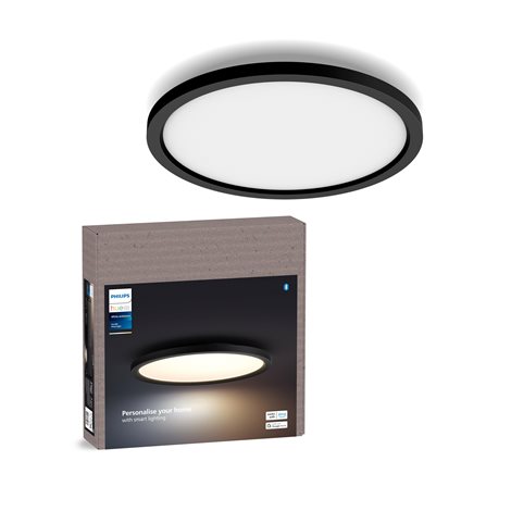 Hue Aurelle přisazený LED panel RD S (kulatý) O 39,5 cm, černá 17