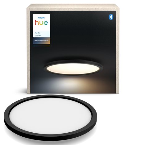 Hue Aurelle přisazený LED panel RD S (kulatý) O 39,5 cm, černá 16