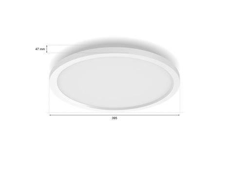 Hue Surimu přisazený LED panel RD (kulatý) O 39,5 cm, nastavitelné bílé/barevné světlo 3