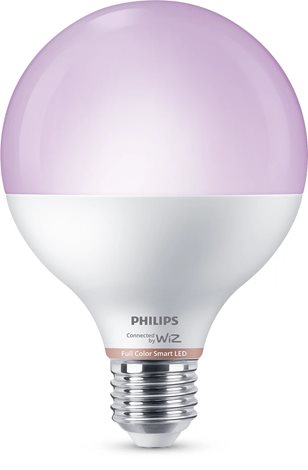 WiZ Smart LED Kulová žárovka 11 W (ekv. 75 W) 1055lm 2200-6500K G95 E27 1