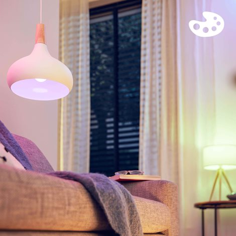 WiZ Smart LED Kulová žárovka 11 W (ekv. 75 W) 1055lm 2200-6500K G95 E27 4