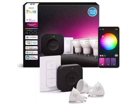 Hue WCA 3x LED žárovka, 4,2W, 400lm, dimmer switch, 3x GU10 4
