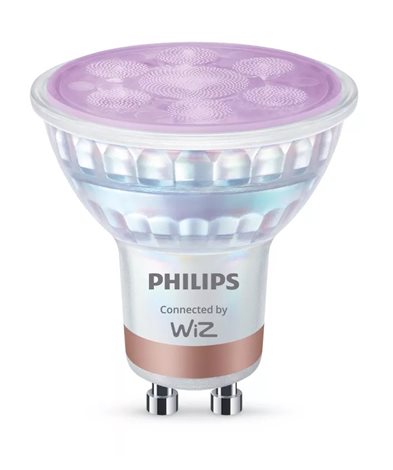 WiZ Smart LED 50W bodové světlo PAR16, GU10 345lm 2200-6500K 1