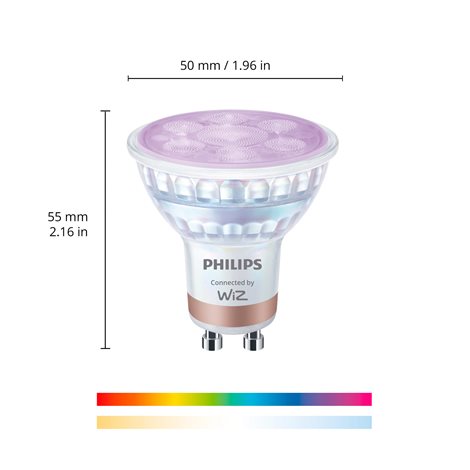 WiZ Smart LED 50W PAR16, 2× GU10 345lm 2200-6500K 5