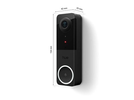 Hue Secure sada zabezpečeného kabelového videozvonku, 12V, Zigbee/Bluetooth 6