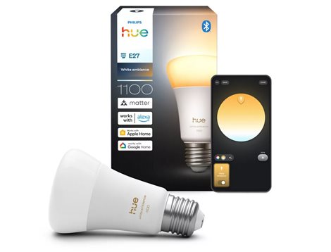 Hue WA 1100 smart žárovka A60 E27, 9,5W, 1100lm, teplá bílá 3
