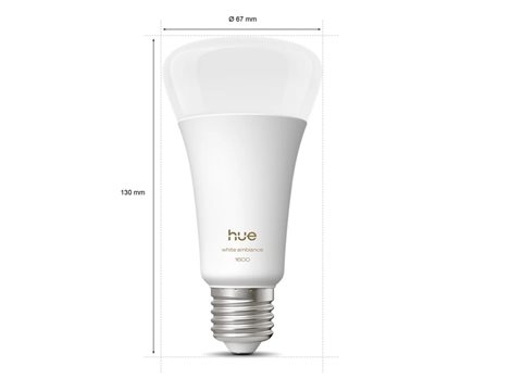 Hue WA 1600 smart žárovka A67 E27, 15W, 1600lm, teplá bílá 3
