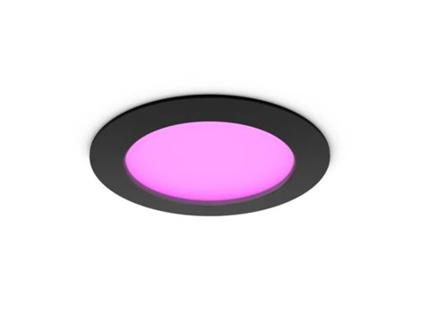 Hue LED Slim vestavné svítidlo L, nastavitelná bílá, černá 1