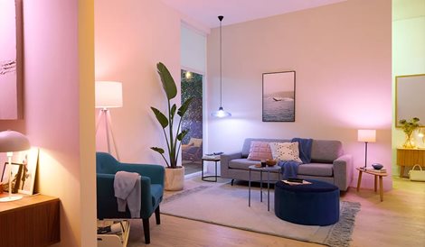 WiZ Smart LED 50W bodové světlo PAR16, GU10 345lm 2200-6500K 11