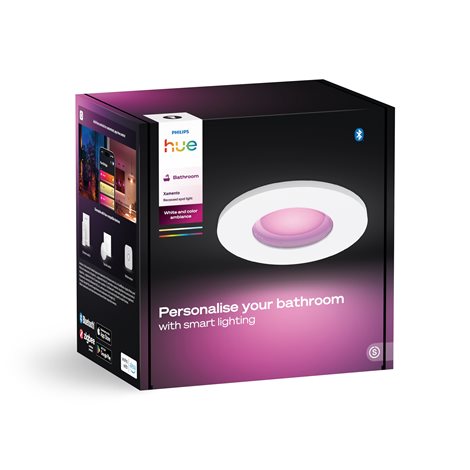 Hue Xamento recessed podhledové LED svítidlo 1x4,2W, 2000-6500K, IP44, bílá 11