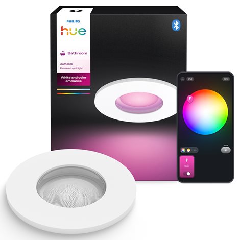 Hue Xamento recessed podhledové LED svítidlo 1x4,2W, 2000-6500K, IP44, bílá 9